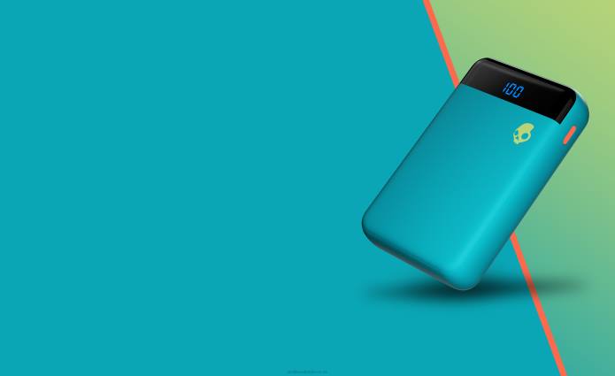 Skullcandy Fat Fast and Flexible Fat Stash 2 10000 mAh Portable Battery Pack T28B39