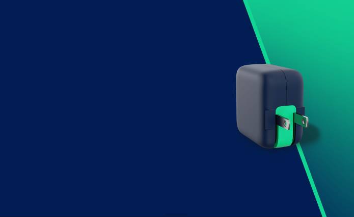 Skullcandy Get Your Power Fix Faster Fix Rapid G Max USB-A and USB-C Adapter T28B36 Dark Blue/Green