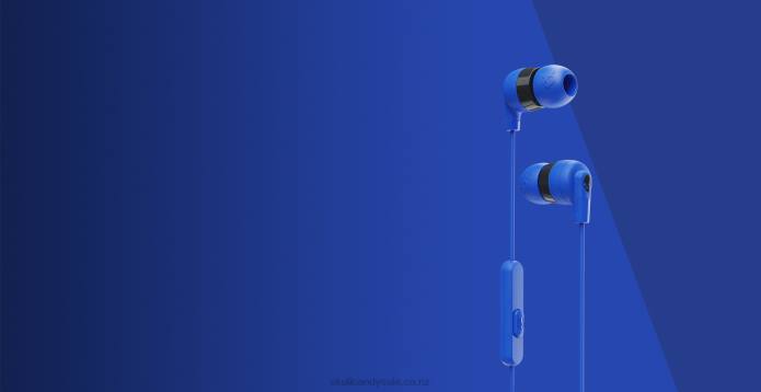 Skullcandy THE ORIGINAL ESSENTIAL Ink'd+Earbuds with Microphone T28B32 Cobalt Blue