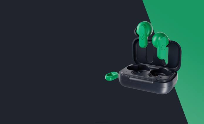 Skullcandy MINI MIGHTY FINDABLE Dime 2 True Wireless Earbuds T28B29 Dark Blue/Green