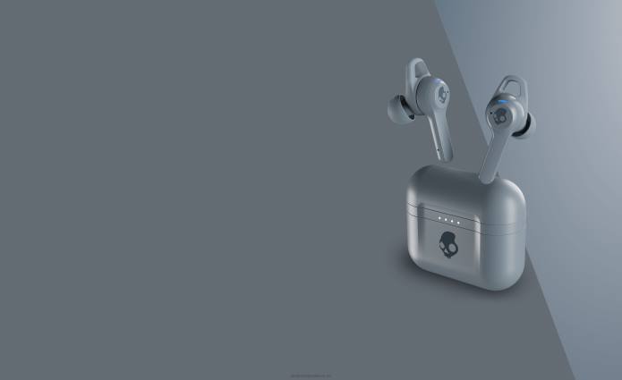 Skullcandy No Wires No Noise Indy ANC Noise Canceling True Wireless T28B4 Chill Grey