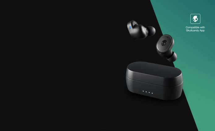 Skullcandy Perfectly Simple Noise Canceling Sesh ANC True Wireless Earbuds T28B6 Black