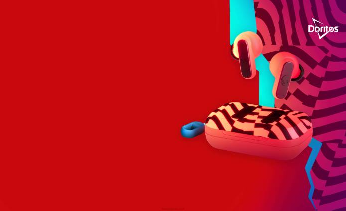 Skullcandy Skullcandy X Doritos Dime 2 True Wireless Earbuds T28B3 Doritos Red