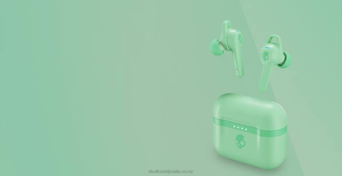 Skullcandy TRUE FREEDOM AMPLIFIED Indy Evo True Wireless Earbuds T28B17 Pure Mint