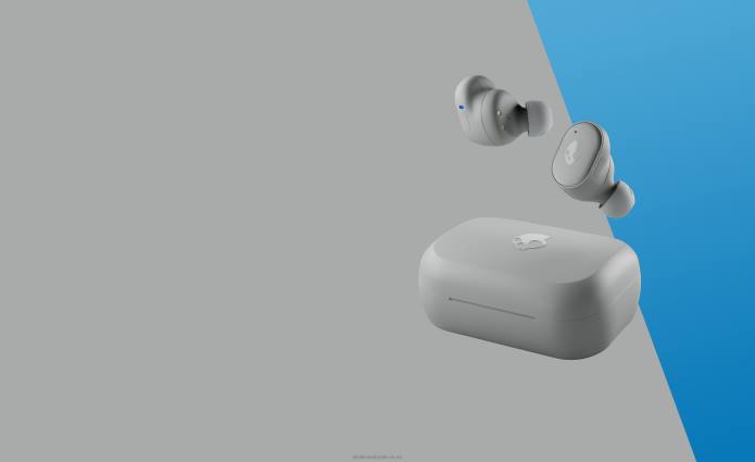 Skullcandy Upgradable tech premium sound Grind True Wireless Earbuds T28B10 Light Grey/Blue