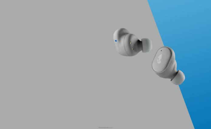 Skullcandy Upgradable tech premium sound Grind True Wireless Earbuds T28B10 Light Grey/Blue