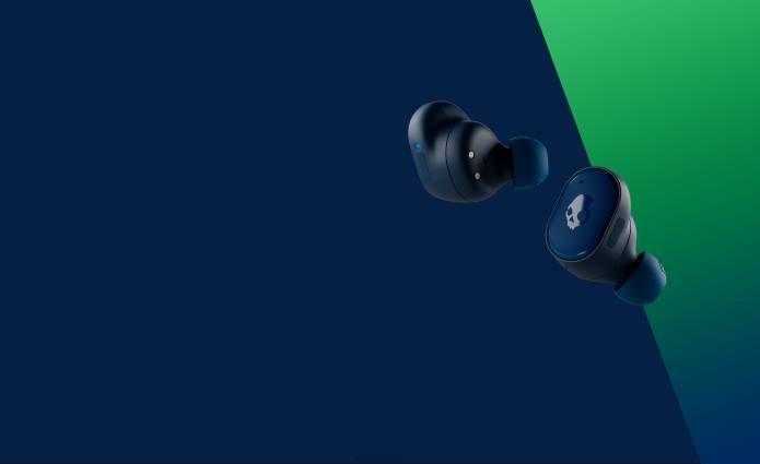 Skullcandy Upgradable tech premium sound Grind True Wireless Earbuds T28B12 Dark Blue/Green