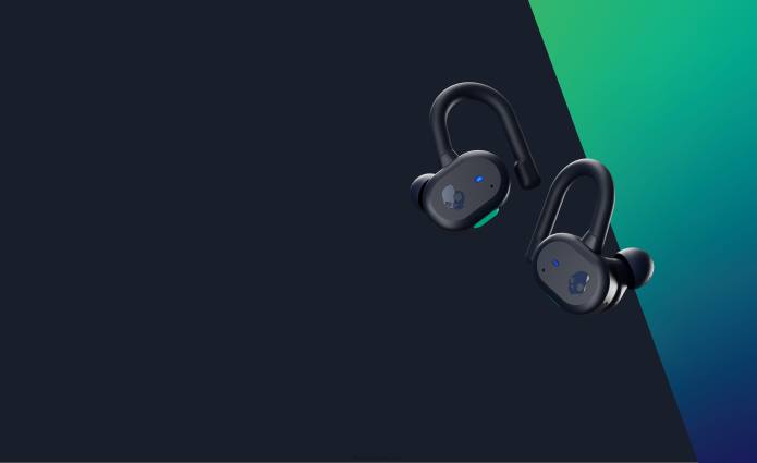 Skullcandy Upgradable tech secure fit Push Active True Wireless Earbuds T28B13 Dark Blue/Green