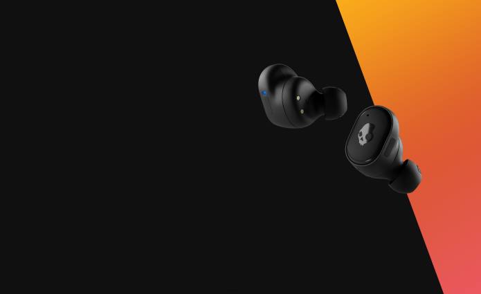 Skullcandy Upgradable tech wireless charging Grind Fuel True Wireless Earbuds T28B7 Black/Orange