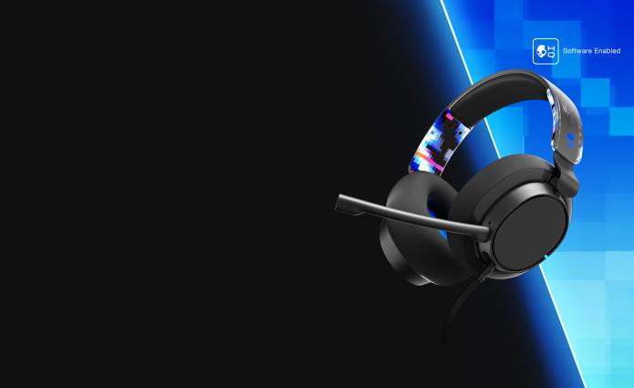 Skullcandy Advanced GamingTuned To You SLYR Pro Multi-Platform Wired Gaming Headset T28B53 Blue DigiHype