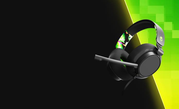 Skullcandy Gaming EssentialPremium Sound SLYR Multi-Platform Wired Gaming Headset T28B55 Green DigiHype
