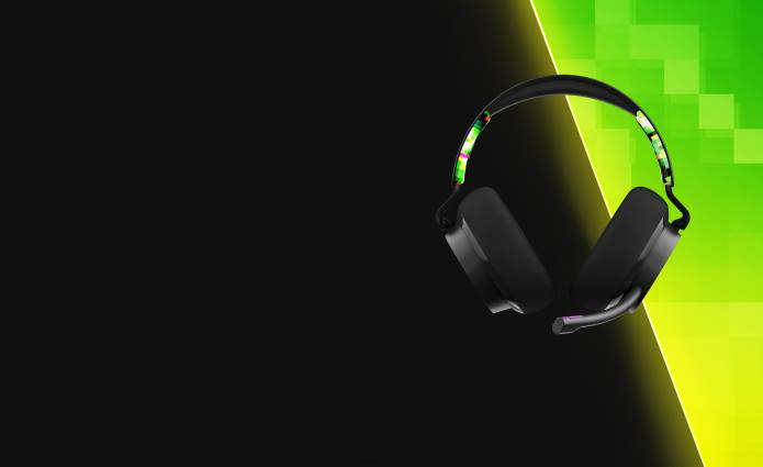 Skullcandy Gaming EssentialPremium Sound SLYR Multi-Platform Wired Gaming Headset T28B55 Green DigiHype