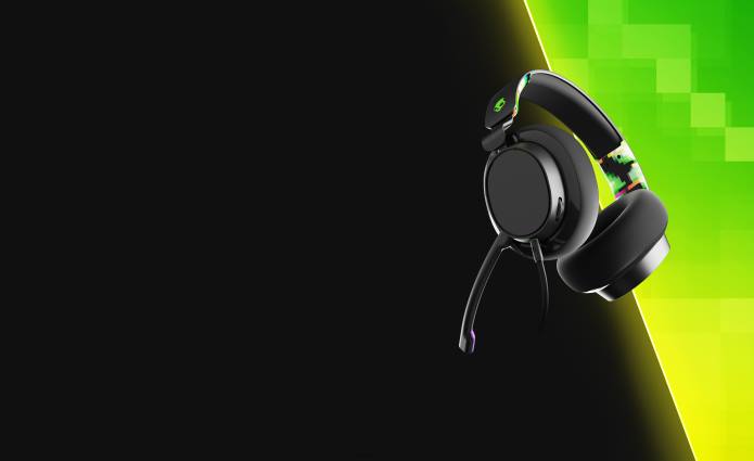 Skullcandy Gaming EssentialPremium Sound SLYR Multi-Platform Wired Gaming Headset T28B55 Green DigiHype