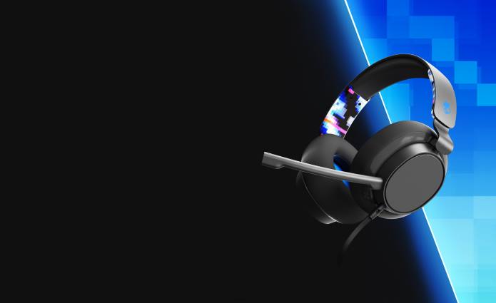 Skullcandy Gaming EssentialPremium Sound SLYR Multi-Platform Wired Gaming Headset T28B56 Blue DigiHype
