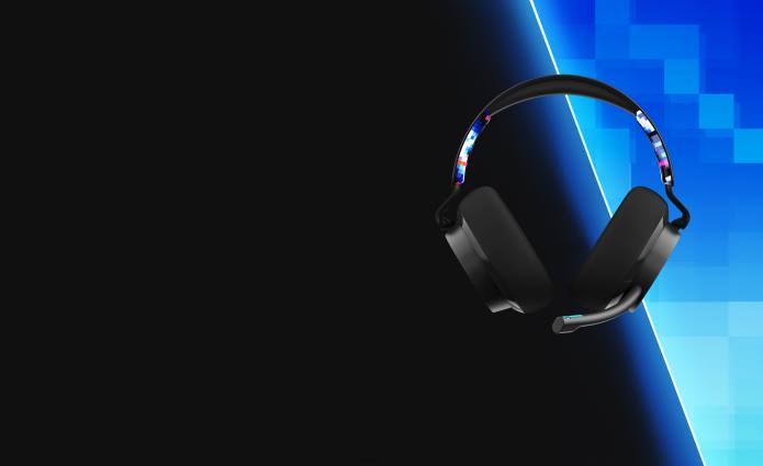 Skullcandy Gaming EssentialPremium Sound SLYR Multi-Platform Wired Gaming Headset T28B56 Blue DigiHype