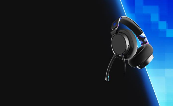 Skullcandy Gaming EssentialPremium Sound SLYR Multi-Platform Wired Gaming Headset T28B56 Blue DigiHype
