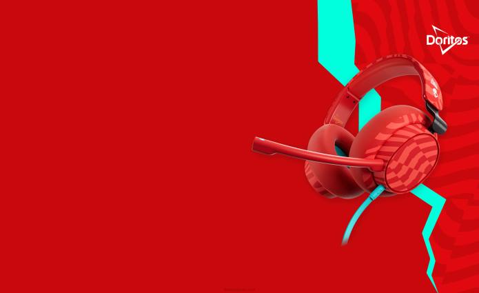 Skullcandy Skullcandy X Doritos SLYR Multi-Platform Wired Gaming Headset T28B70 Doritos Red