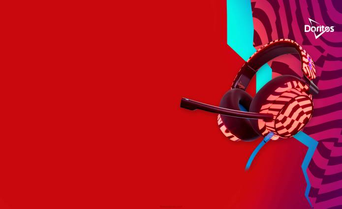 Skullcandy Skullcandy X Doritos SLYR Multi-Platform Wired Gaming Headset T28B70 Doritos Red