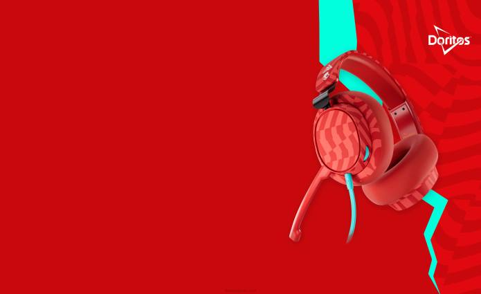 Skullcandy Skullcandy X Doritos SLYR Multi-Platform Wired Gaming Headset T28B70 Doritos Red