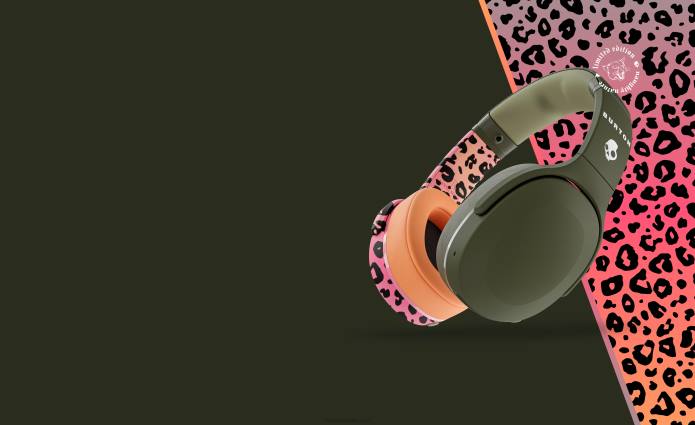 Skullcandy SKULLCANDY X BURTON Crusher Evo Sensory Bass Headphones withPersonal Sound T28B59 Naughty Nature