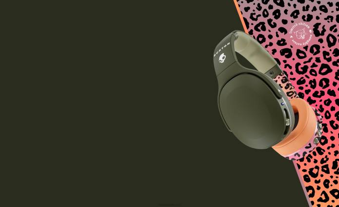 Skullcandy SKULLCANDY X BURTON Crusher Evo Sensory Bass Headphones withPersonal Sound T28B59 Naughty Nature