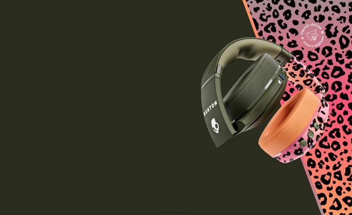 Skullcandy SKULLCANDY X BURTON Crusher Evo Sensory Bass Headphones withPersonal Sound T28B59 Naughty Nature