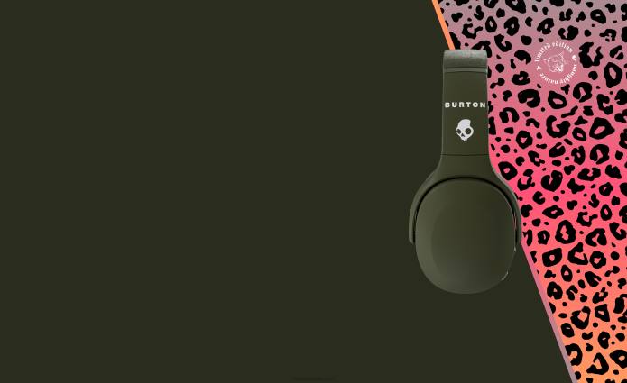 Skullcandy SKULLCANDY X BURTON Crusher Evo Sensory Bass Headphones withPersonal Sound T28B59 Naughty Nature