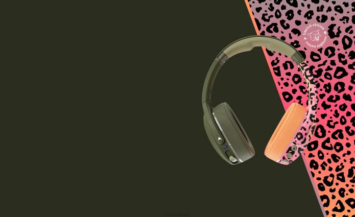 Skullcandy SKULLCANDY X BURTON Crusher Evo Sensory Bass Headphones withPersonal Sound T28B59 Naughty Nature