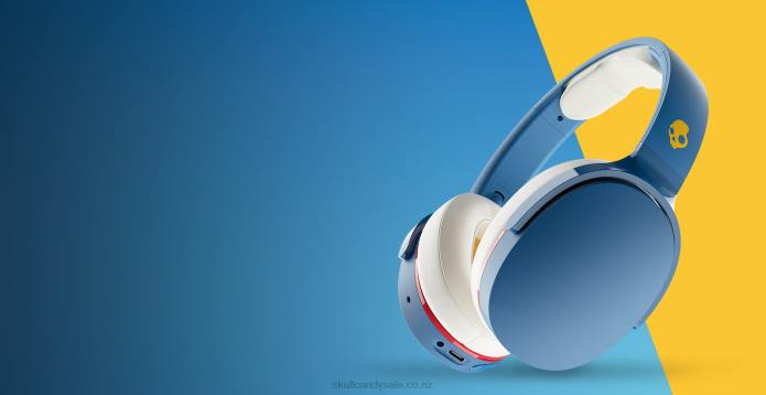 Skullcandy WIRELESS SIMPLICITY WITHSUPERIOR SOUND Hesh Evo Wireless Headphones T28B65 Blue