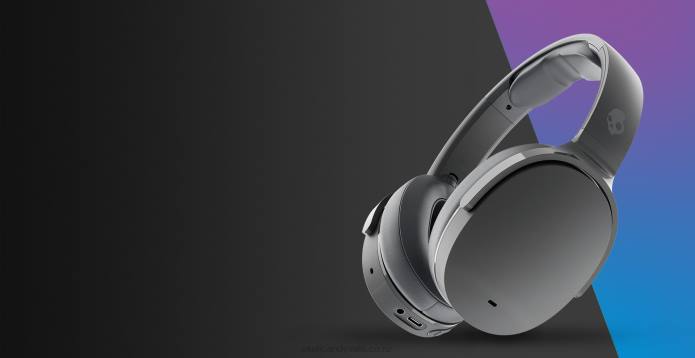 Skullcandy WIRELESS SIMPLICITY WITH NOISE CANCELING Hesh ANC Noise Canceling Wireless Headphones T28B62 Chill Grey